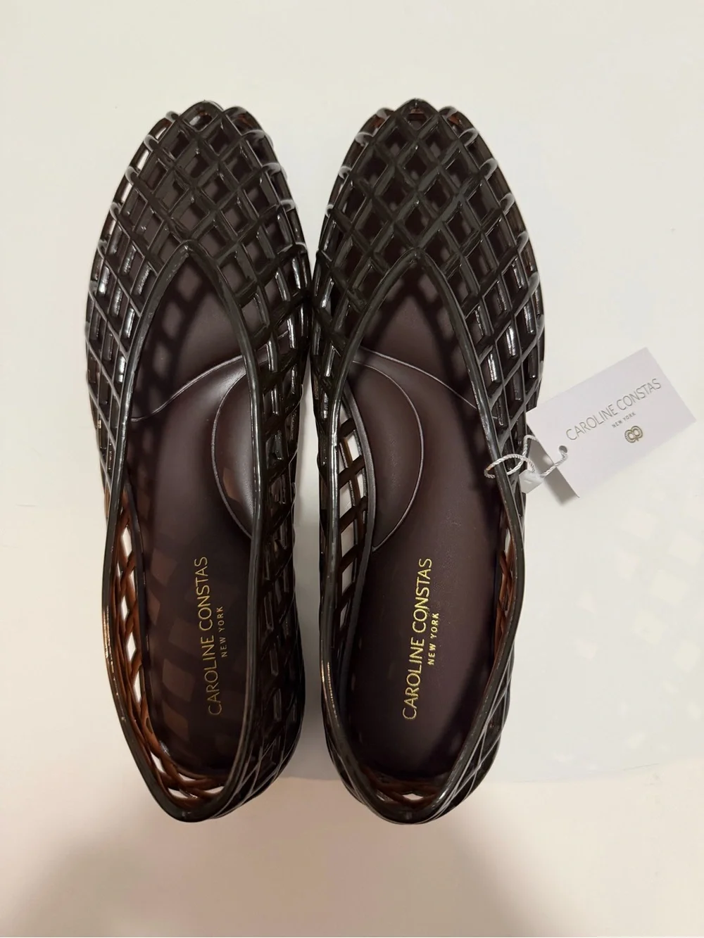 Caroline Constas stylish woven